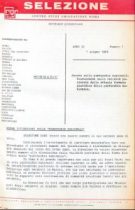 SELEZIONE CSER - ANNO II - 1 giugno 1965 - n. 1