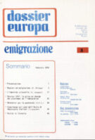 Dossier Europa Emigrazione - marzo 1976 - n. 3