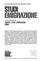 Studi Emigrazione - marzo 2001 - n.141