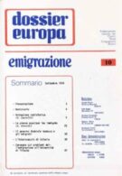 Dossier Europa Emigrazione - settembre 1976 - n.10