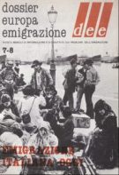 Dossier Europa Emigrazione - luglio 1985 - n.7-8