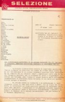 SELEZIONE CSER - ANNO II - 1°marzo 1966 - n. speciale