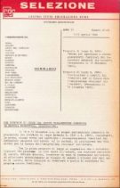 SELEZIONE CSER - ANNO II - 15 aprile 1966 - n. 21-22