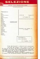 SELEZIONE CSER - ANNO III - 15 agosto 1966 - n. 5-6
